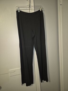Soma Size Large Black Wide-Leg Women's Sleep Pants